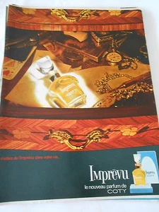 PUBLICITE 1967  Imprévu le nouveau parfum de Coty - Imagen 1 de 1
