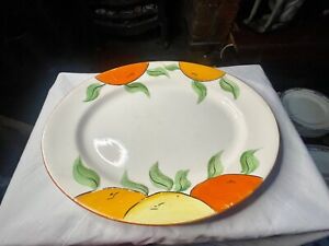 Era Ware Hand Painted Vintage Art Deco Oval Serving Plate