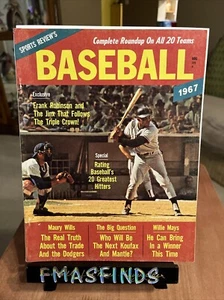 C3 1967 WILLIE MAYS GIANTS Baseball Magazine - Picture 1 of 3
