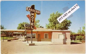 c. 1957 WALSENBURG, CO, CRESCENT MOTEL POSTCARD - Picture 1 of 1