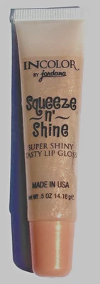 Brillo de labios Jordana Squeeze n' Shine súper brillante sabroso 08 arena melocotón Foto 1 de 2