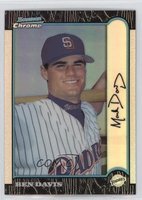 Bowman 1999 refractor cromado Ben Davis #291 11pj Foto 1 de 3