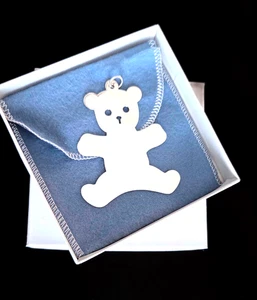 James Avery Teddybär Sterling Silber Weihnachtsschmuck - Bild 1 von 3
