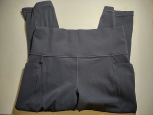 Athleta Capri Leggings - Dark Blue - Medium Size - Picture 1 of 3