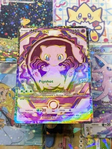 Mew EX pocket app handmade card tcg full art Deluxe Pack Ex Set - Picture 1 of 2