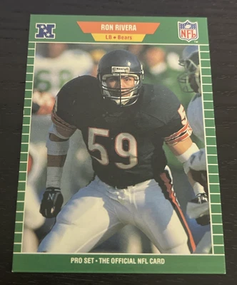 1989 Pro Set - Ron Rivera - Chicago Bears - #48 - Image 1 of 2