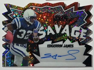 Fútbol americano Leaf Metal 2025 Edgerrin James autógrafo automático #d 2/10 - Imagen 1 de 1