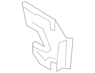 Genuine Nissan 2017-2020 Nissan Armada - Side Seal 21497-1LA0C - Image 1 of 2