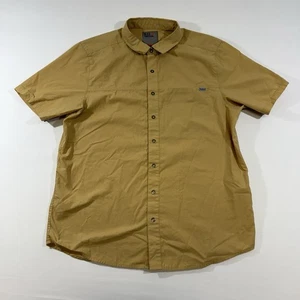 511 Tactical Short Sleeve Snap Button Down Men’s Small Yellow Workwear - Picture 1 of 6