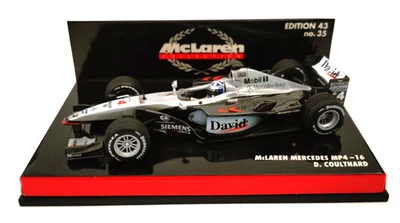 Minichamps 1:43 McLaren MP4-16 David Coulthard 2001 F1 Car - Edition 43 No.35 - Image 1 of 4