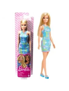 Y2671 Mattel Barbie Fashion Doll Bambola alla Moda da Collezione abito azzurro - Foto 1 di 3