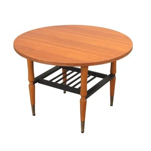 Tavolino da Centro Vintage Impiallacciato Teak - Design Anni 60 Italia - Foto 1 di 7