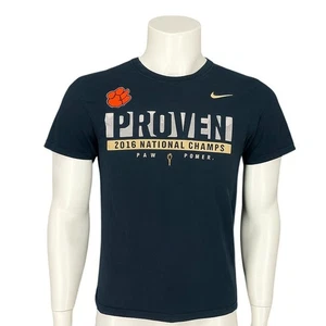 Clemson Tigers Nike Boys M Proven 2016 National Champs T Shirt College Football - Picture 1 of 9