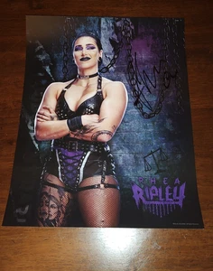 Rhea Ripley WWE Official Autograph Poster 11x14 signed - Picture 1 of 1