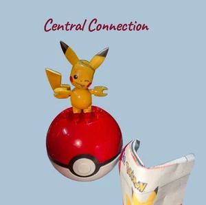 Pokemon Mega Construx Bloks Pikachu Figura Quick Poke Ball Completo - Imagen 1 de 1