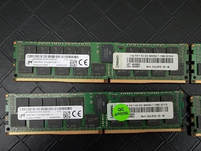 DDR4 PC4-2666 ECC REG 64gb kit (4x 16GB) - Image 1 of 4
