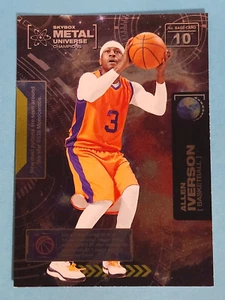 2021 Skybox Metal Universe Allen Iverson Georgetown Hoyas #10 - Picture 1 of 2