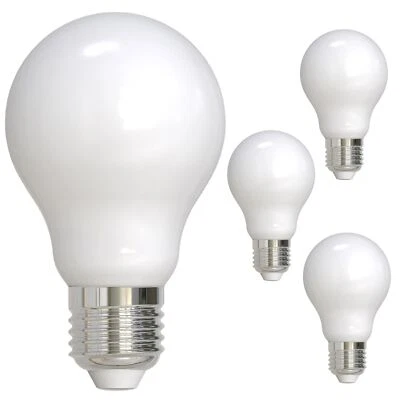 Diodesy 4PK A19 LED Milky Filament Light Bulb 14W 100W, E26 2700K CRI90, 1500LM - Image 1 of 4