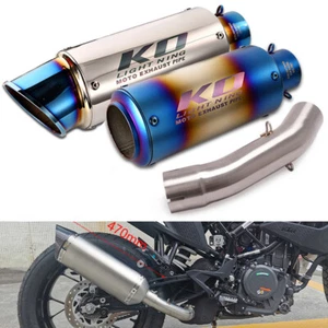 51mm Muffler Modified Motorcycle Exhaust Pipe for Adventure 390 250 2020-2023 - Picture 1 of 12