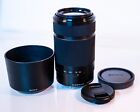 Sony 55-210mm f/4.5-6.3 OSS E-Mount Lens *READ* w/ Sony Hood & Original Caps