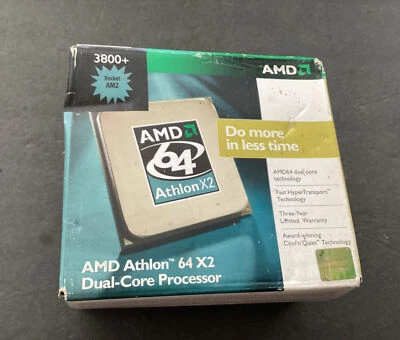 NOS NEW AMD ATHLON 64X2 Dual-Core Processor ADA3800CU Z216793K60336 Free Ship - Image 1 of 4