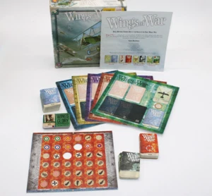 Wings of War Famous Aces WWI Board Game - 2004 (Missing 2 counters & rulers) - Picture 1 of 6