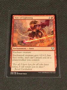 Magic the Gathering Commander Legends Vow of Lightning - Picture 1 of 2