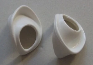 04805, Kragen, Kapuzenkragen, Kapuze, klein, weiss - Picture 1 of 1