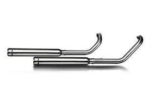Delkevic 2-2 Exhaust Kawasaki Vulcan 900 21" Bull Nose Stainless Mufflers 06-18 - Foto 1 di 3