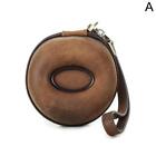 New Retro Mad Horse Cowhide Leather With Wrist Strap Watch Storage Box' Q7i7