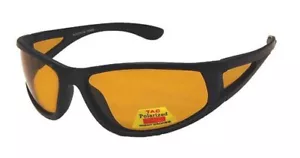 FLY-DEF hochauflösende polarisierte Angeln Sonnenbrille goldene Gläser Sport Schutz - Bild 1 von 3