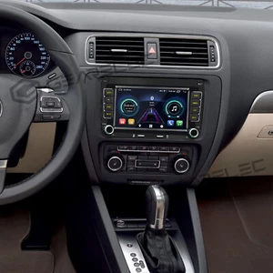 7 Zoll 2 DIN Autoradio GPS Navi RDS FM Für VW GOLF 5 6 Passat Polo BT WiFi 64GB - Bild 1 von 22
