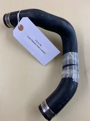 John Deere 770/ 790 Tractor Lower Radiator Hose w/ Clamps - Image 1 of 2