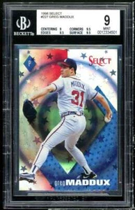Greg Maddux Card 1998 Select Quasar #227 (pop 2) BGS 9 (9 9.5 8.5 9.5) - Picture 1 of 2