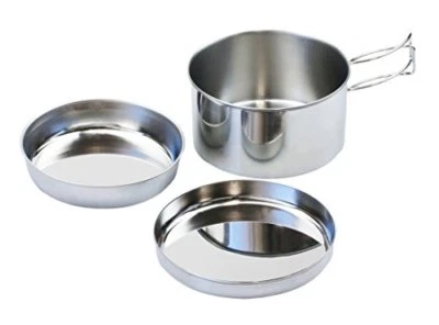 Juego de 3 vajilla de camping CAPTAIN STAG M-7519 (caja) al aire libre hecha en Japón NUEVO Foto 1 de 4