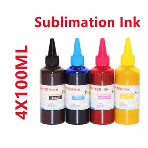 Recarga de tinta de sublimación premium 4X100ML para impresora ET ST - Imagen 1 de 2