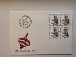 Schweiz Bern FDC Pro Juventute 1986. Los 9054 - Bild 1 von 2