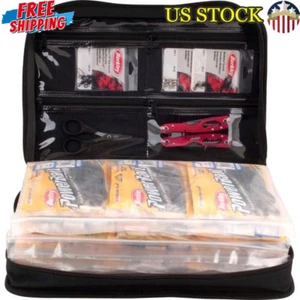 Fishing Bait Storage Binder 42 Bag Organizer Heavy Duty Waterproof Tackles New - Picture 1 of 8