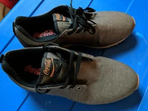 Hard To Find Coca-Cola Shoes Made In Brazil Size 9 U.S. 41 Brazil  - Picture 1 of 7