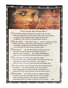 Central City COLORADO • Gedicht "Gesicht auf Barzimmerboden" Tellerhaus  - Bild 1 von 2