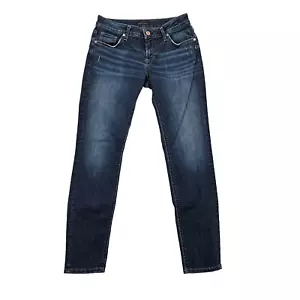 Silver Jeans Co Womens Jeans W29/L29 Boyfriend Blue Stretch Denim Dark Wash EUC - Picture 1 of 12