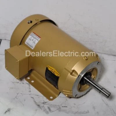 BALDOR 5 HP 3600 RPM TEFC 230/460 VOLTS 184JM FOOTED 3 PHASE MOTOR EJMM3613T - Image 1 of 4