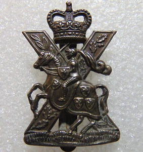 Fife & Forfar Scottish Horse Yeomanry Silver Tone Army / Military Cap Badge - Picture 1 of 2