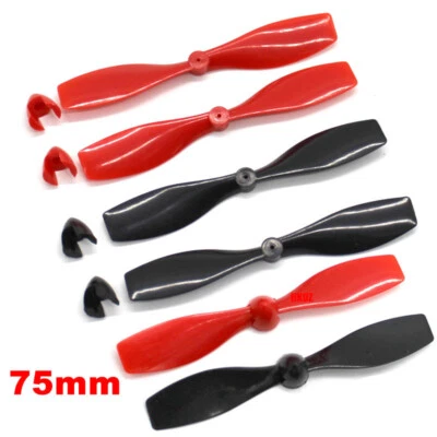 75mm Mini Plastic Propeller Prop for 1mm Shaft Motor RC DIY Model Aircraft Drone - Image 1 of 4