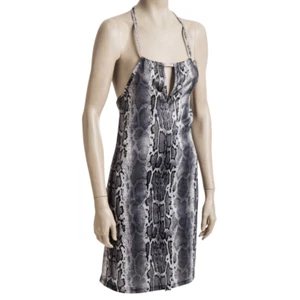 Snakeskin printed halter dress - S - Picture 1 of 2