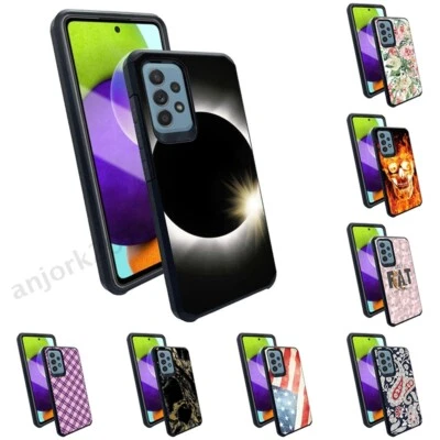 Funda delgada a prueba de golpes de doble capa para Samsung Galaxy A52 5G + vidrio templado mk4 Foto 1 de 3