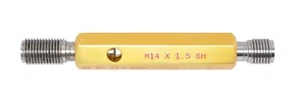 M14 x 1.5 6H ~ Métrico ~ Medidor de enchufe de rosca ~ Go/NoGo - 14 mm ~ 1.5 ~ Alameda - Imagen 1 de 1