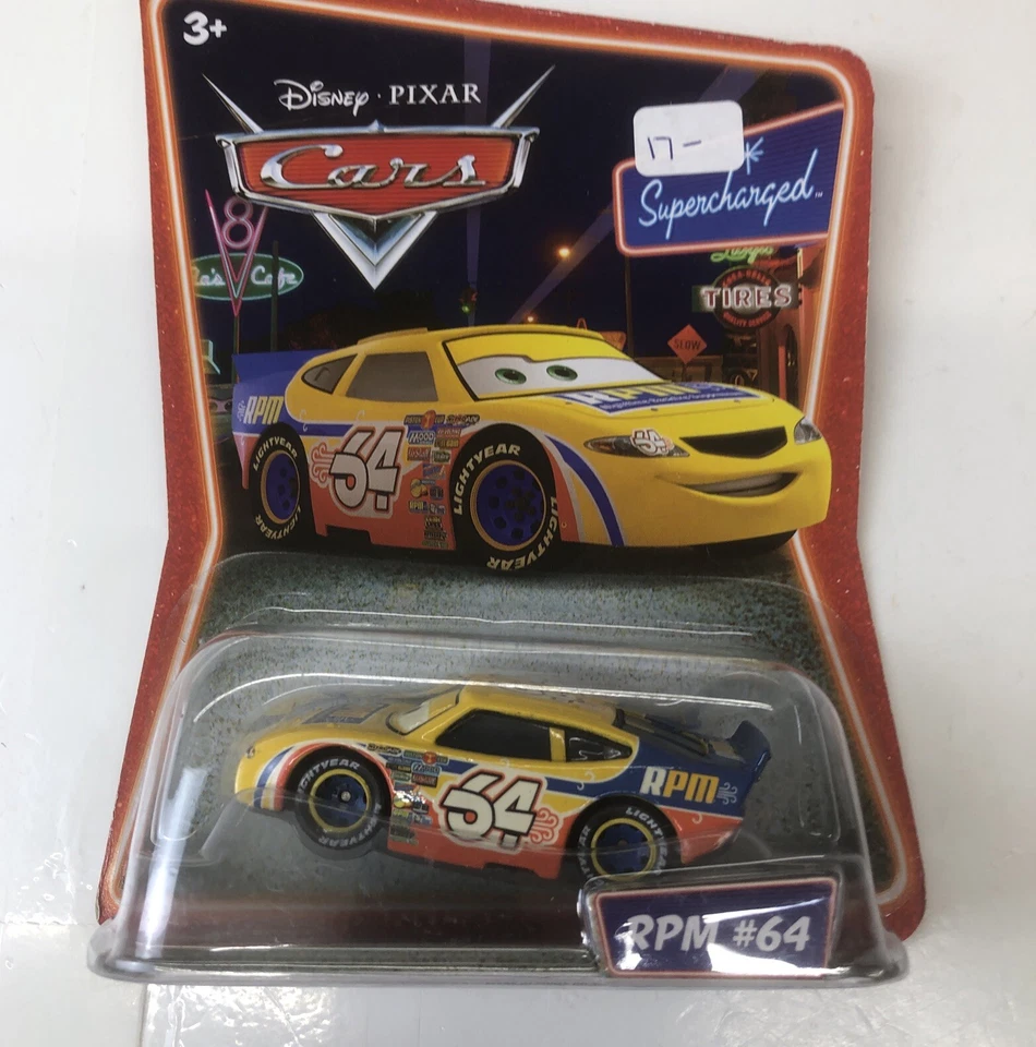 Coches Disney Pixar RPM #64 Mattel sellados - TCCCX Foto 1 de 3