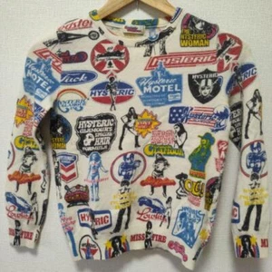 Hysteric Glamour Hysteric Girl White Knit FREESIZE Women 221107048 - Picture 1 of 6