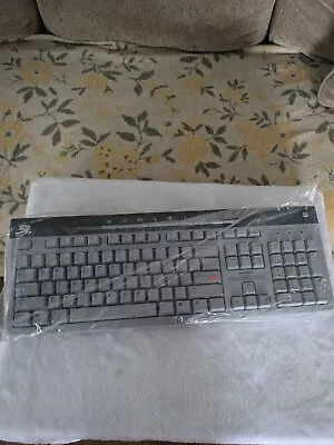 Genuine HP Desktop Computer Grey Wired Keyboard Model 5183 OEM P/N 5187-1767  - Image 1 of 4